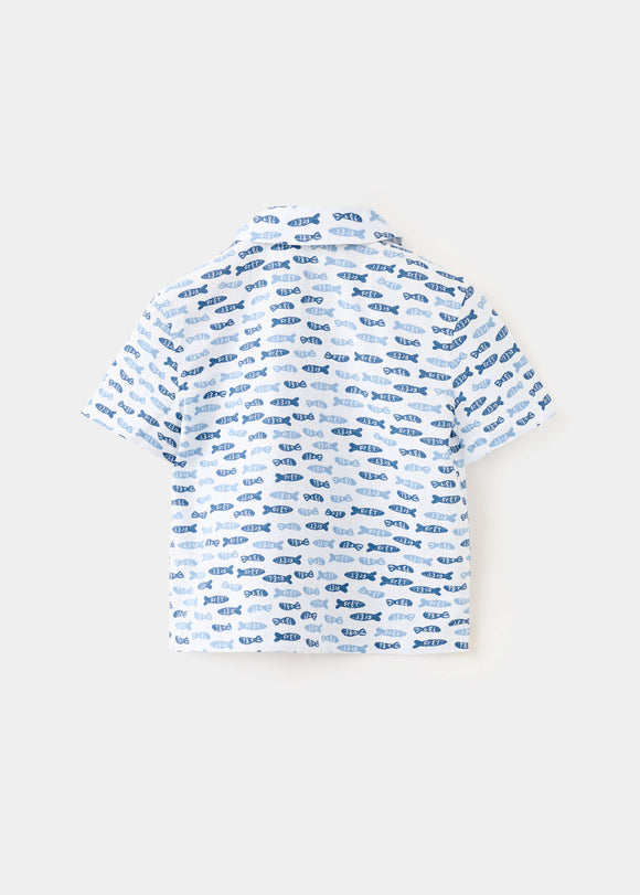 MANGO PAROS 27036728-50 MANGO KIDS BABY BOY SHIRT SHORT SLEEVE