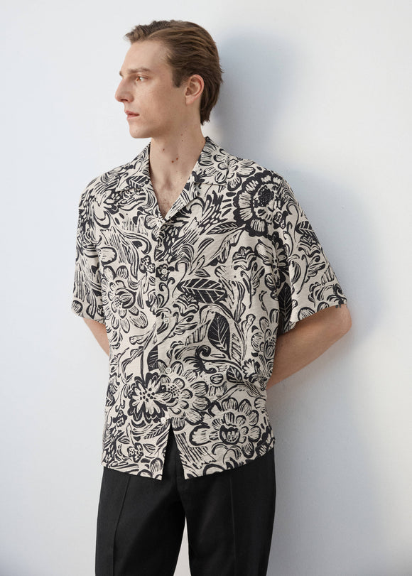 MANGO SICILIA 27037899-08 MANGO MAN SHIRT SHORT SLEEVE