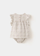 MANGO FLOREN 27038263-02 MANGO KIDS NEW BORN BABY DRESS-1