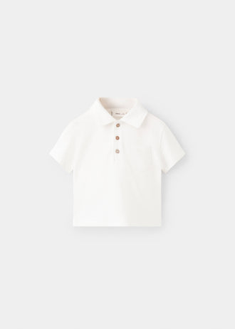 MANGO POLIN 27038265-02 MANGO KIDS NEW BORN POLO SHIRT
