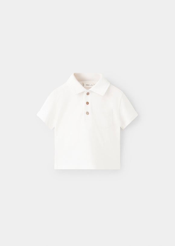 MANGO POLIN 27038265-02 MANGO KIDS NEW BORN POLO SHIRT