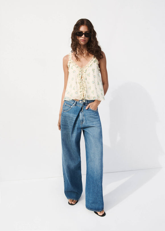 MANGO CRUSHED 27039080-02 MANGO WOMEN TOP