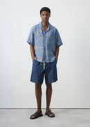 MANGO MADRAS 27039209-51 MANGO MAN SHIRT SHORT SLEEVE-2