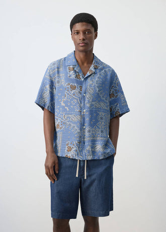 MANGO MADRAS 27039209-51 MANGO MAN SHIRT SHORT SLEEVE