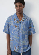 MANGO MADRAS 27039209-51 MANGO MAN SHIRT SHORT SLEEVE-4