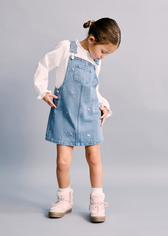 MANGO KITTYP 27041232-TC MANGO KIDS BABY GIRL DUNGAREE