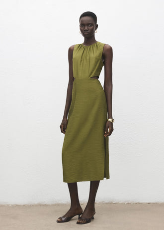 MANGO OLIMPIO-W 27041244-40 MANGO WOMEN DRESS FULL LENGTH