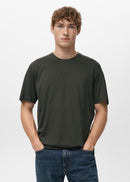 MANGO BELLOW 27041264-32 MANGO MAN T-SHIRT SHORT SLEEVE-2