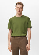MANGO BELLOW 27041264-43 MANGO MAN T-SHIRT SHORT SLEEVE-2