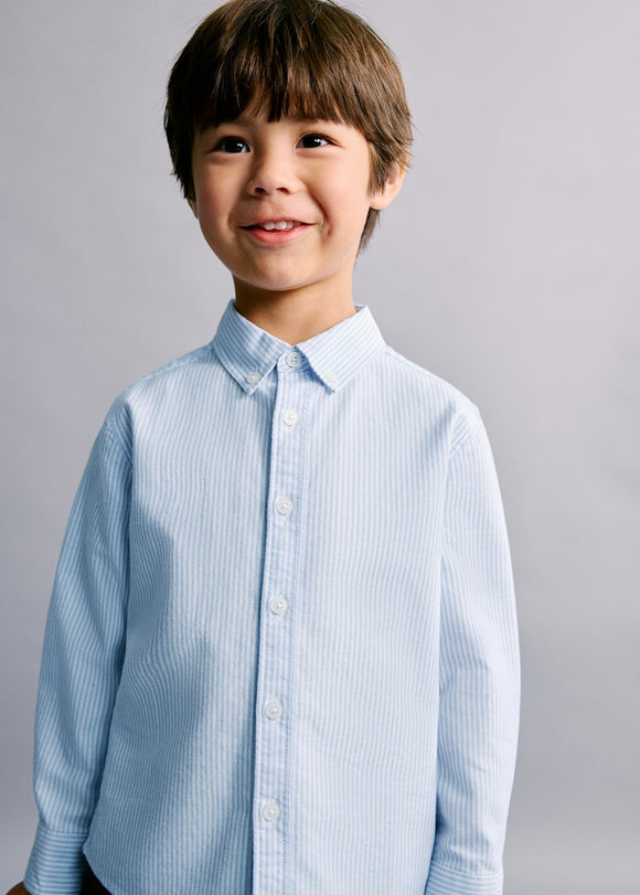 MANGO OXFORDBR 27041267-50 MANGO KIDS BABY BOY SHIRT LONG SLEEVE