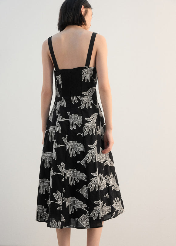 MANGO GINGER-H 27042539-99 MANGO WOMEN DRESS FULL LENGTH