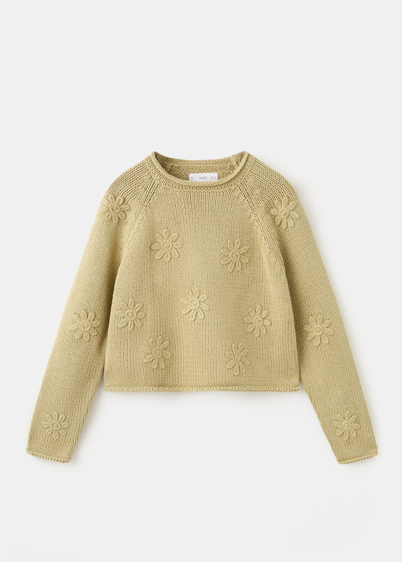 MANGO BARLEY 27043712-36 MANGO KIDS GIRL SWEATER