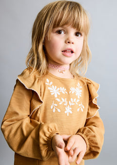 MANGO BLUSI 27044410-16 MANGO KIDS BABY GIRL T-SHIRT LONG SLEEVE