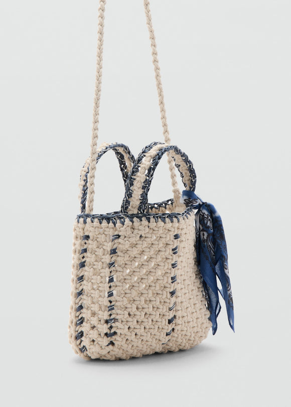 MANGO MACRAME 27045152-07 MANGO KIDS GIRL SHOULDER BAG