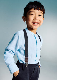 MANGO ALBERTB 27045809-50 MANGO KIDS BABY BOY SHIRT LONG SLEEVE