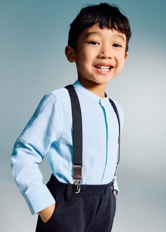 MANGO ALBERTB 27045809-50 MANGO KIDS BABY BOY SHIRT LONG SLEEVE