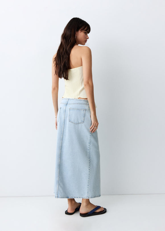 MANGO MID 27045940-BL MANGO KIDS GIRL SKIRT