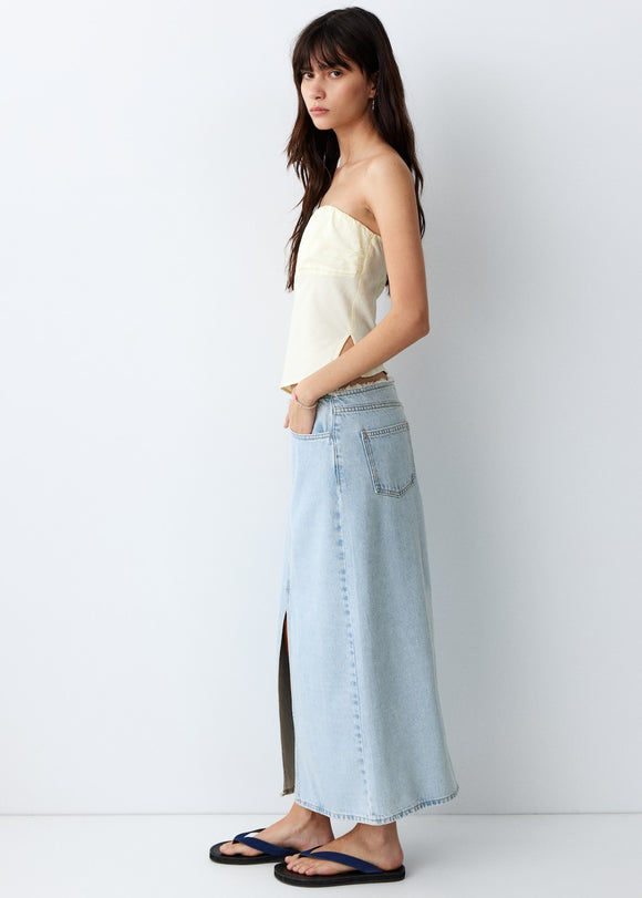 MANGO MID 27045940-BL MANGO KIDS GIRL SKIRT