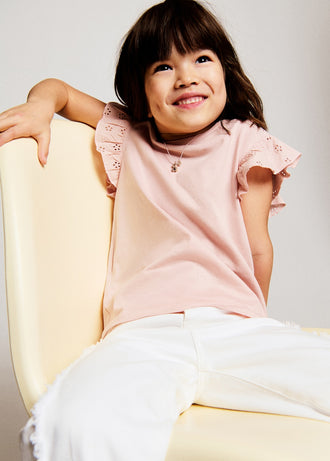 MANGO DOBLE 27046339-85 MANGO KIDS BABY GIRL T-SHIRT SHORT SLEEVE