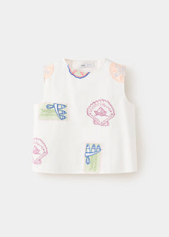 MANGO SARDISET 27046732-01 MANGO KIDS GIRL BLOUSE