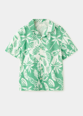 MANGO APPLE 27047901-43 MANGO KIDS BOY SHIRT SHORT SLEEVE