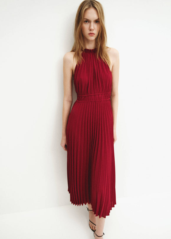 MANGO BOW 27049059-75 MANGO WOMEN DRESS