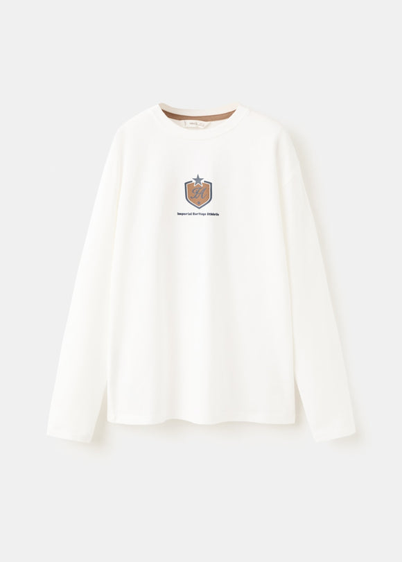 MANGO DIMPACT 27051232-02 MANGO KIDS BOY T-SHIRT LONG SLEEVE