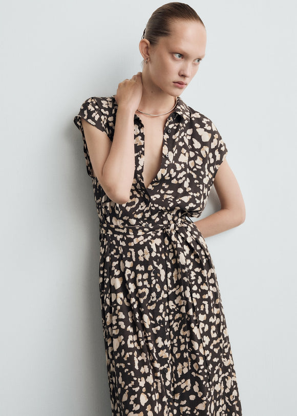 MANGO APPLE-W 27051243-30 MANGO WOMEN DRESS FULL LENGTH