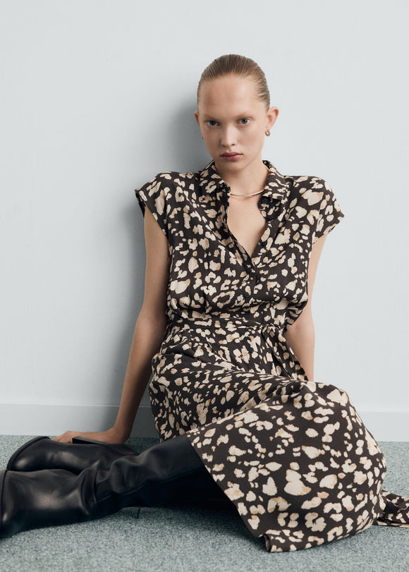 MANGO APPLE-W 27051243-30 MANGO WOMEN DRESS FULL LENGTH