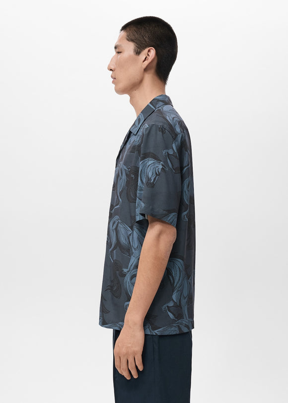 MANGO CABALLO-H 27051278-54 MANGO MAN SHIRT SHORT SLEEVE