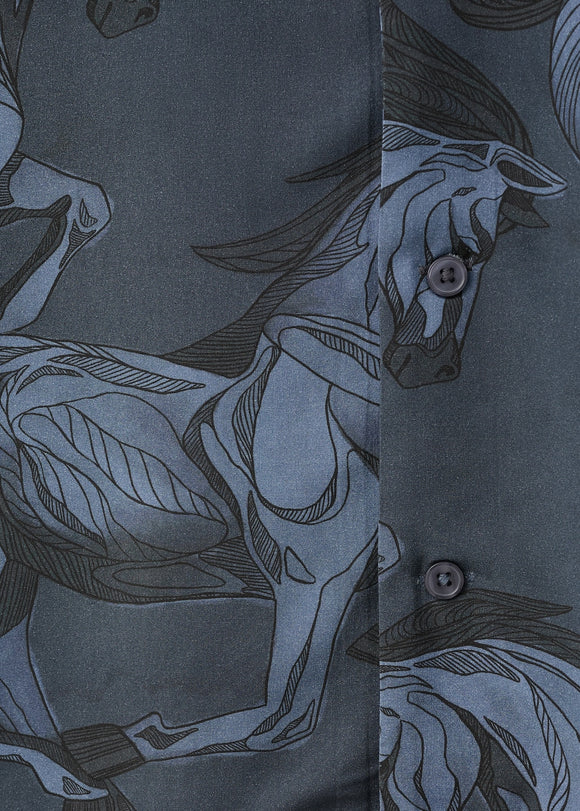 MANGO CABALLO-H 27051278-54 MANGO MAN SHIRT SHORT SLEEVE