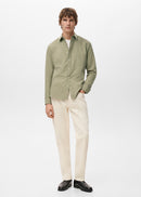 MANGO OXFORD 27051288-37 MANGO MAN SHIRT LONG SLEEVE-1