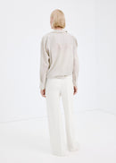 MANGO WHITE 27053337-01 MANGO WOMEN TROUSER-3