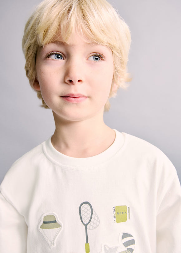 MANGO EMAPACHE 27053719-02 MANGO KIDS BABY BOY T-SHIRT LONG SLEEVE