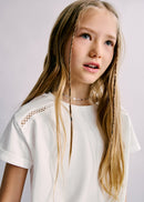 MANGO ELLIE 27054407-02 MANGO KIDS GIRL T-SHIRT SHORT SLEEVE-3