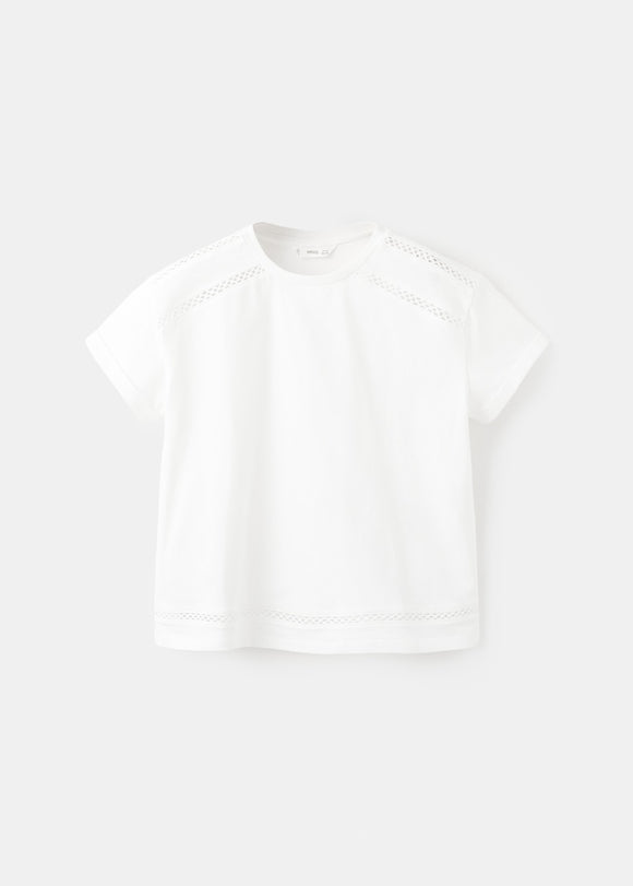 MANGO ELLIE 27054407-02 MANGO KIDS GIRL T-SHIRT SHORT SLEEVE