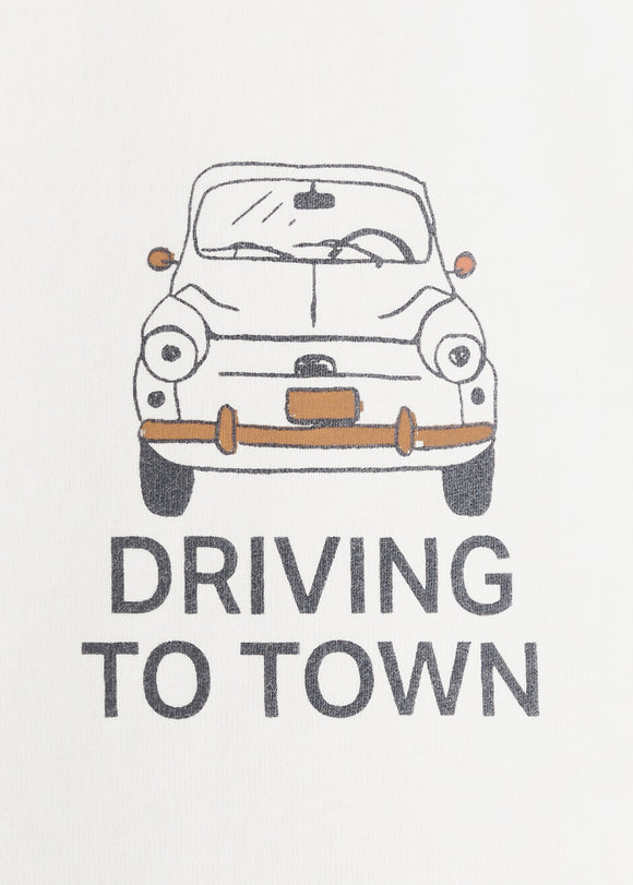 MANGO DRIVING 27054413-02 MANGO KIDS BOY T-SHIRT LONG SLEEVE