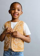 MANGO OCRE 27054427-15 MANGO KIDS BABY GIRL VEST-2