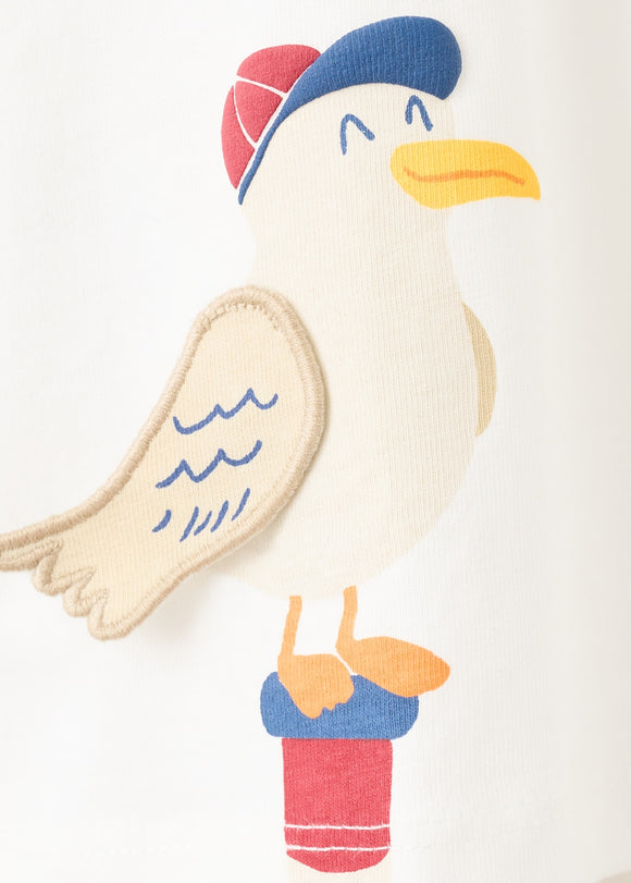 MANGO FSEAGUL 27055144-02 MANGO KIDS BABY BOY T-SHIRT LONG SLEEVE