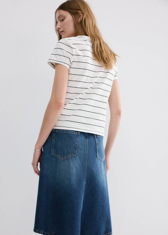 MANGO ANCLA 27055823-02 MANGO WOMEN T-SHIRT SHORT SLEEVE