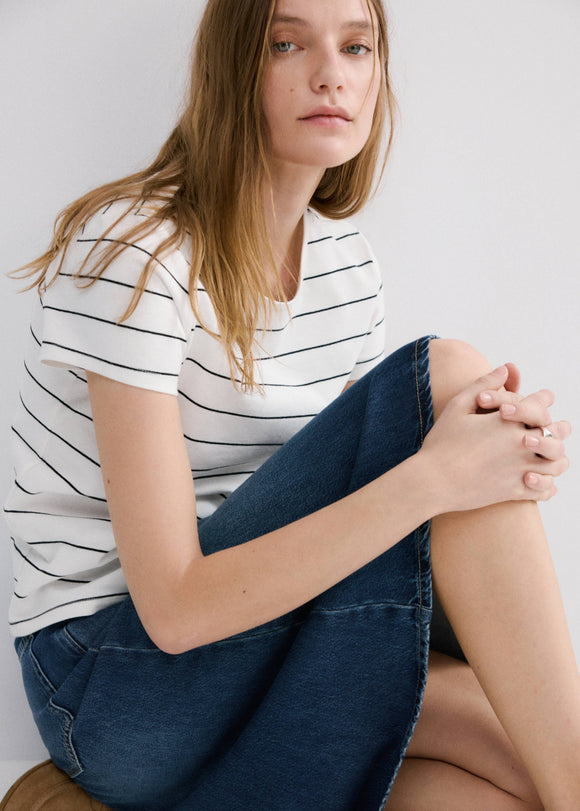 MANGO ANCLA 27055823-02 MANGO WOMEN T-SHIRT SHORT SLEEVE