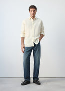 MANGO RUG 27055941-05 MANGO MAN SHIRT LONG SLEEVE-1