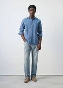 MANGO RUG 27055941-55 MANGO MAN SHIRT LONG SLEEVE-2