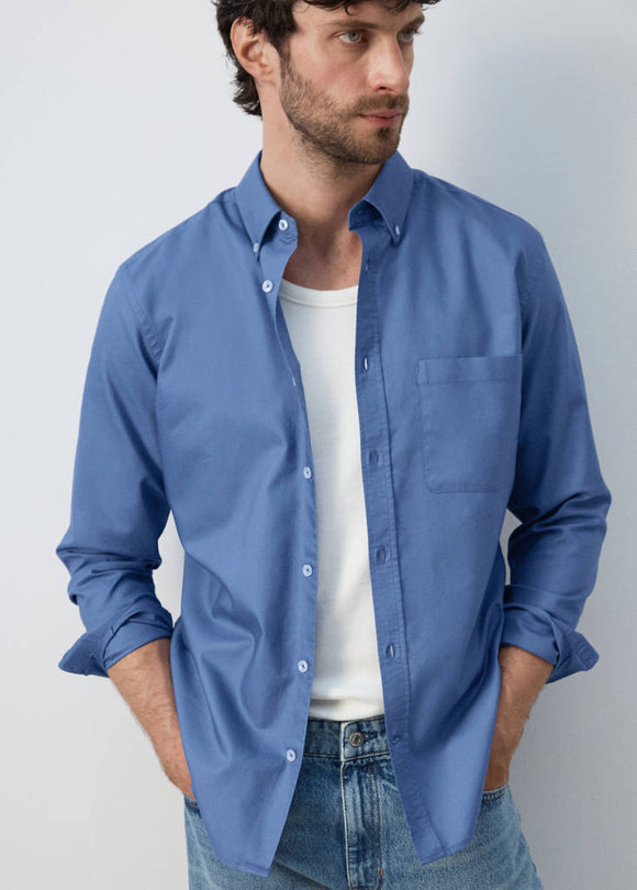 MANGO OXLI 27055946-55 MANGO MAN SHIRT LONG SLEEVE
