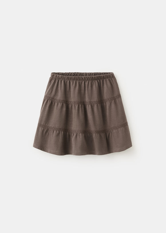 MANGO BROWNSET 27056340-30 MANGO KIDS GIRL SKIRT
