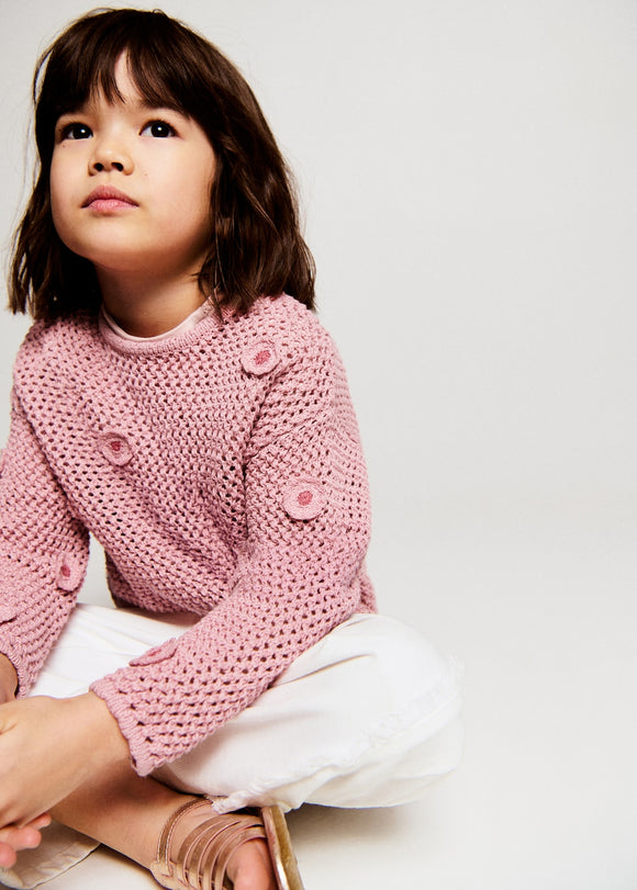 MANGO PEONYB 27056352-83 MANGO KIDS BABY GIRL SWEATER