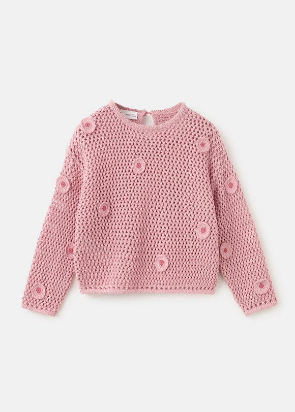 MANGO PEONYB 27056352-83 MANGO KIDS BABY GIRL SWEATER