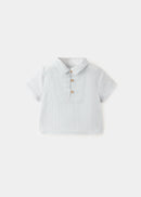 MANGO JAENB 27056721-50 MANGO KIDS NEW BORN BABY SHIRT-1