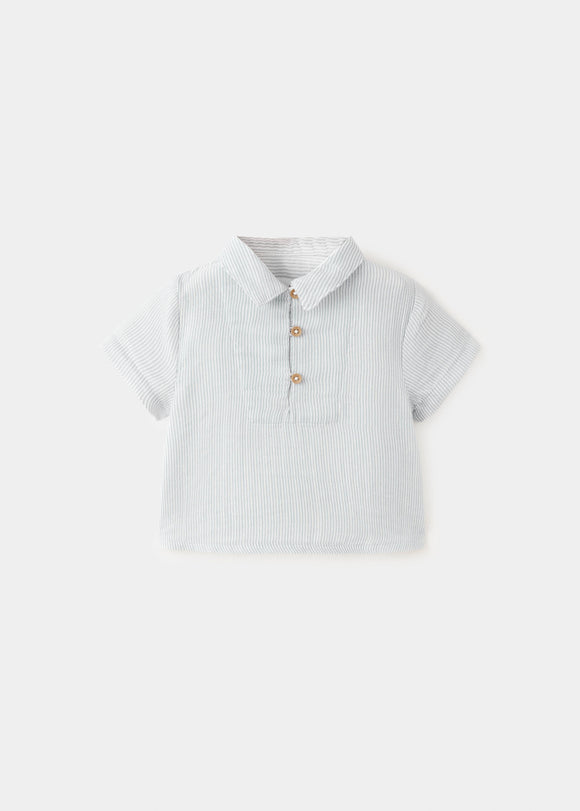 MANGO JAENB 27056721-50 MANGO KIDS NEW BORN BABY SHIRT