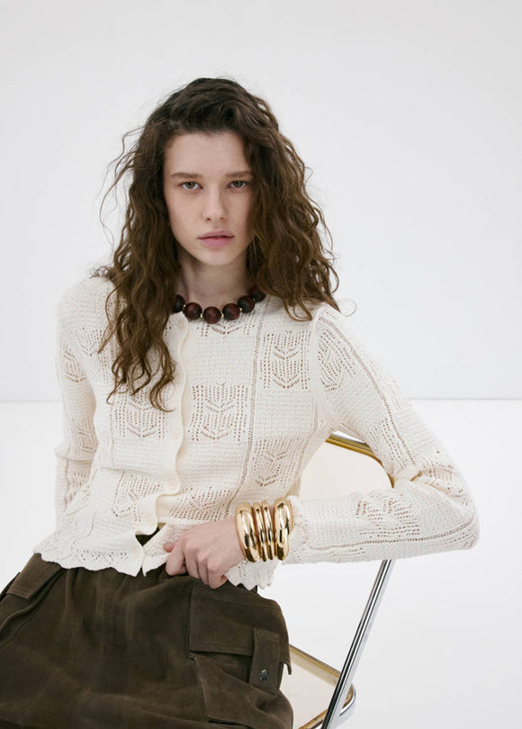 MANGO PATCHWRK 27057144-05 MANGO WOMEN SWEATER